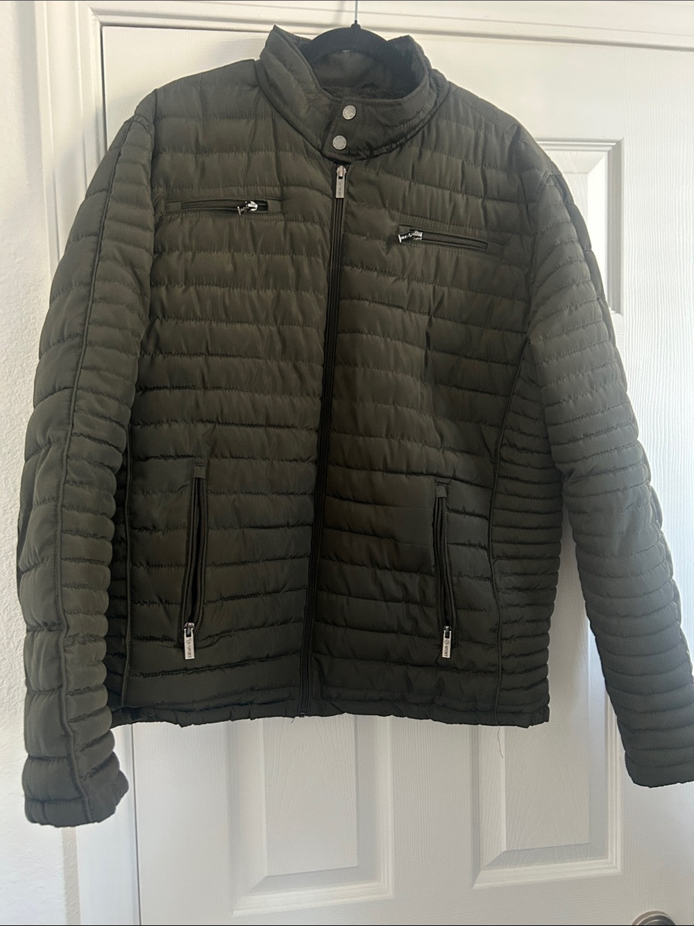 Men's Quilted Jacket - Olive